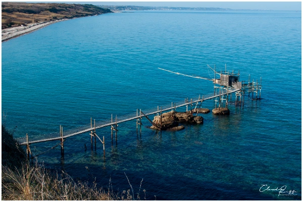 Porzione di costa dei Trabocchi